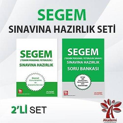 Akademi Yaynlar Segem Snavna Hazrlk 2'li Set