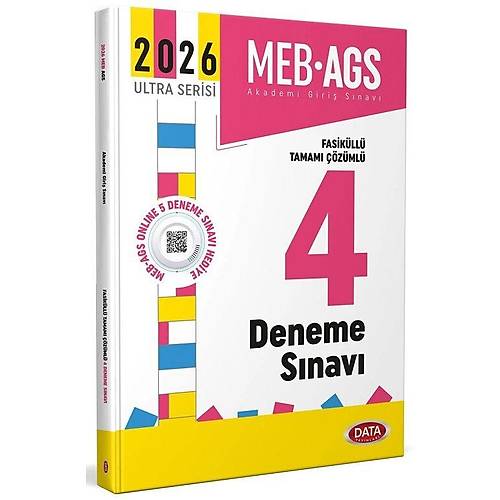 Data 2026 MEB-AGS T�m Dersler 4 Deneme Fasik�ll� ��z�ml� Ultra Serisi Data Yay�nlar�