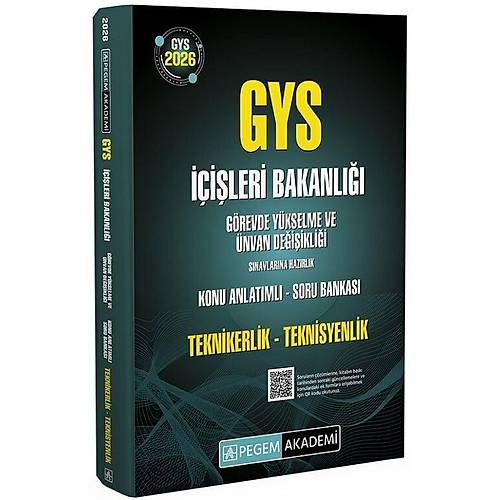 Pegem 2026 GYS ��i�leri Bakanl��� Teknikerlik Teknisyenlik Konu Anlat�ml� Soru Bankas� G�revde Y�kselme Pegem Akademi Yay�nlar�