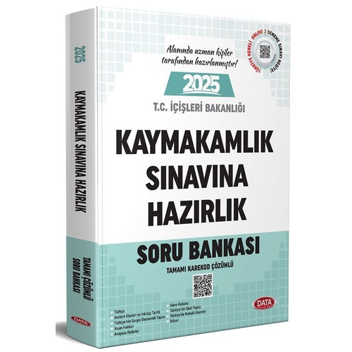 Data Yaynlar 2025 Kaymakamlk Snavna Hazrlk Tamam Karekod zml Soru Bankas