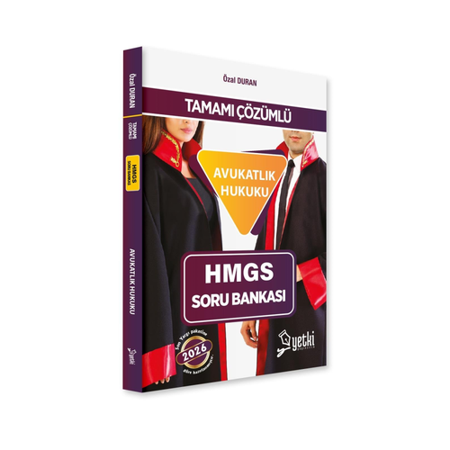 Yetki Yay�nlar� 2026 HMGS Avukatl�k Hukuku Soru Bankas� (�zal Duran)