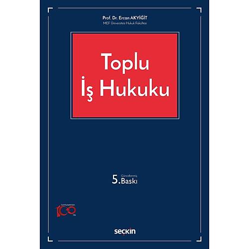 Sekin Yaynevi Toplu  Hukuku (Ercan Akyiit)