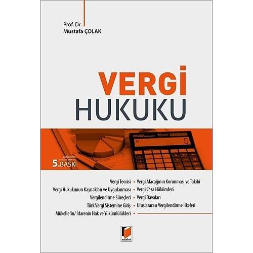Adalet Yay�nlar� Vergi Hukuku (Mustafa �olak) Temmuz 2026