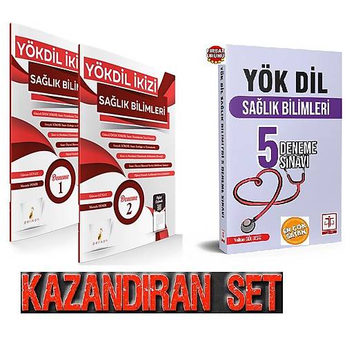 Tercih Yaynevi Salk Bilimleri 5 Deneme Snav (Volkan Glgesiz)+YKDL kizi Salk Bilimleri 2 zgn Deneme Snav Dijital zml Grcan Gnay, Mustafa Demir Pelikan Yaynevi
