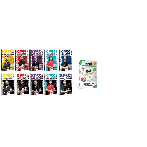 Yarg� 2026 KPSS Genel Yetenek Genel K�lt�r Soru Bankas� + 143 Deneme 10 lu Set Yarg� Yay�nlar�+Yol Arkada��m Hediyeli)