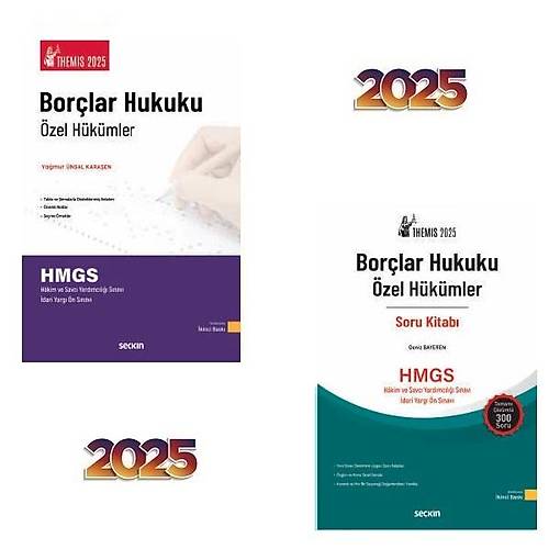 THEMIS 2025 Bor�lar Hukuku �zel H�k�mler Konu Anlat�ml� &Soru Bankas� Seti(2Kitap)  Deniz Bayeren-Ya�mur �nsal Kara�en