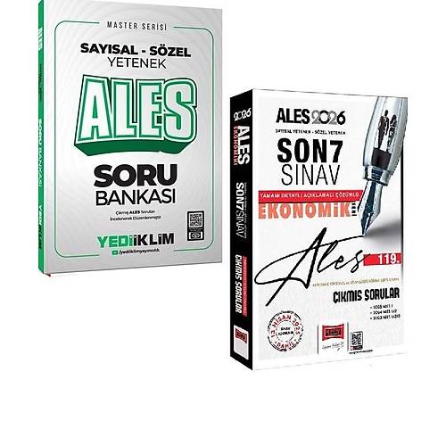 Yediiklim 2026 Ales Soru Bankas Tamam zml+Yarg 2026 Ales SON 7 Snav km Sorular (2Kitap)
