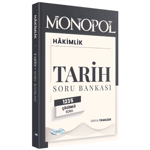 Monopol Hakimlik Tarih Soru Bankas� ��z�ml� - Derya Y�lmazer Monopol Yay�nlar�