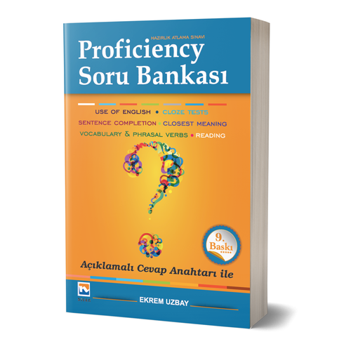 Nisan 2025  Proficiency Haz�rl�k Atlama S�nav� Soru Bankas� - Ekrem Uzbay Nisan Kitabevi