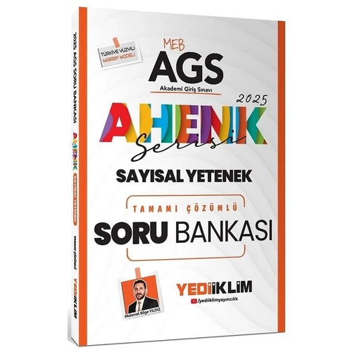 Yediiklim 2025 MEB-AGS Saysal Yetenek Soru Bankas zml Ahenk Serisi - Mehmet Bilge Yldz