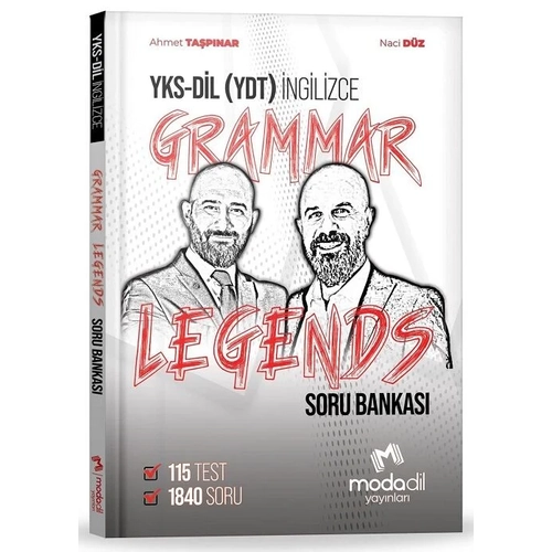 Modadil YKSD�L YDT �ngilizce Grammar Legends Soru Bankas� Modadil Yay�nlar�