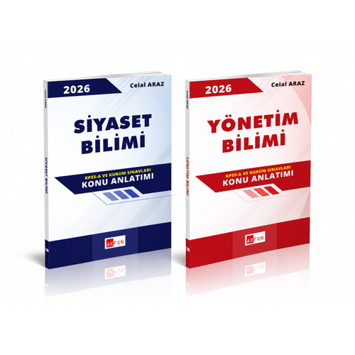 Akfon Yay�nlar� Siyaset Bilimi ve Y�netim Bilimi Seti Celal Araz