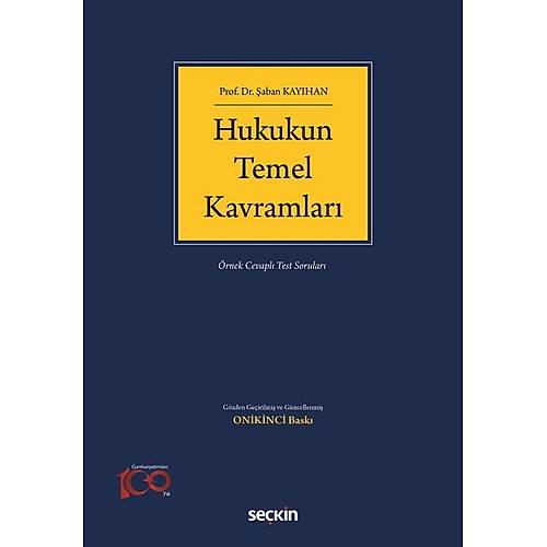Sekin Yaynevi Hukukun Temel Kavramlar (aban Kayhan)