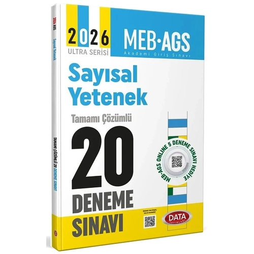 Data 2026 MEB-AGS Say�sal Yetenek 20 Deneme ��z�ml� Ultra Serisi Data Yay�nlar�