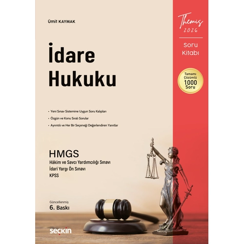 Se�kin Yay�nc�l�k THEMIS � �dare Hukuku Soru Kitab� �mit Kaymak 6. Bask�,� Mart 2026