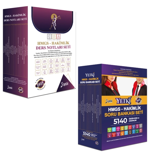 2025 Yetki HMGS Hukuk Mesleklerine Giri� Ders Notu ve Soru Bankas� Seti Yetki Yay�nlar�
