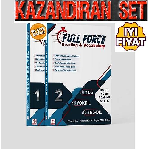 Full Force Reading&Vocabulary 1-2 Set (Erkan Erel-Neslihan Kala-Tayfun Gediko�lu)