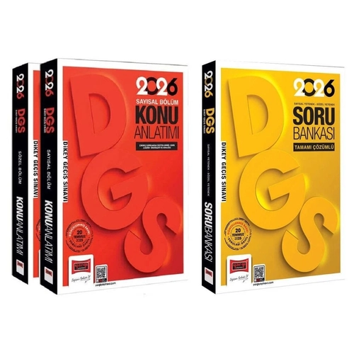 Yarg� DGS Konu Anlat�m� + Soru Bankas� 2 li Set Yarg� Yay�nlar�