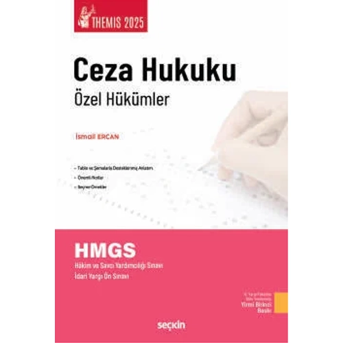 THEMIS 2025 Ceza Hukuku zel Hkmler Konu Anlatml&Soru Bankas Seti(2Kitap)smail ERCAN