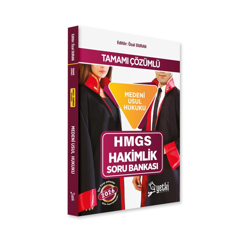 Yetki Yay�nlar� 2026 HMGS Hakimlik Medeni Usul Hukuku Soru Bankas� (�zal Duran)