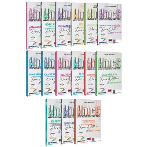 Yarg Yaynlar 2025 HMGS Ders Notlar ve Soru Bankas Seti (15 Kitap)