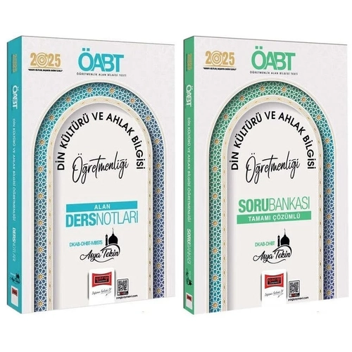Yarg 2025 ABT DHBT MBSTS Din Kltr Ders Notlar + Soru Bankas 2 li Set - Asya Tekin Yarg Yaynlar