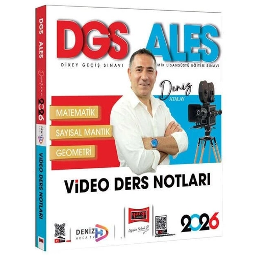 Yarg� 2026 DGS ALES Matematik Say�sal Mant�k Geometri Video Ders Notlar� - Deniz Atalay Yarg� Yay�nlar�