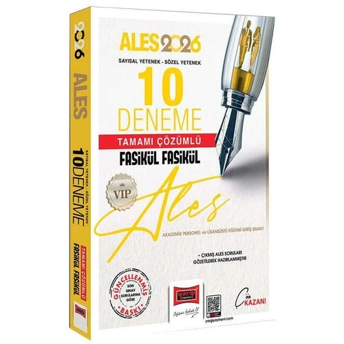 Yarg Yaynlar 2026 ALES VIP Fasikl 10 Deneme zml