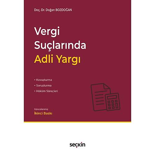 Se�kin Yay�nc�l�k Vergi Su�lar�nda Adli Yarg� (Do�an Bozdo�an)