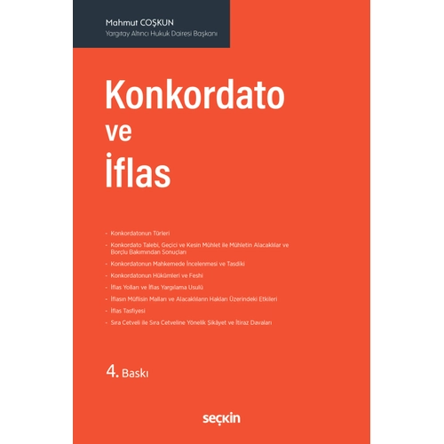 Sekin Yaynevi Konkordato ve flas (Mahmut Cokun) Mahmut Cokun