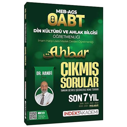 �ndeks Akademi 2026 �ABT MEB-AGS Din K�lt�r� ve Ahlak Bilgisi Ahbar ��km�� Sorular Son 7 Y�l ��z�ml� - Hanifi �nce �ndeks Akademi Yay�nc�l�k