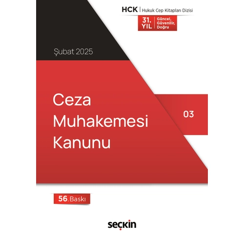 Sekin Yaynclk Ceza Muhakemesi Kanunu 2025 (Cep Kitab)