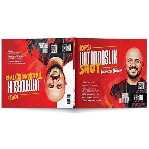 Retro 2026 KPSS Vatanda�l�k SHOT �lk ��ren-Tekrar Kitab� - �smail Ery�lmaz Retro Yay�nc�l�k