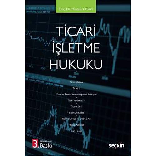 Sekin Yaynevi Ticari letme Hukuku Mustafa Yasan