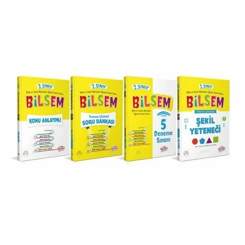 Edit�r Yay�nevi Kazand�ran 2. S�n�f Bilsem Haz�rl�k Haz�rl�k Full Set (4 Kitap)