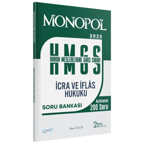 Monopol Yay�nlar� HMGS �cra ve �flas Hukuku Soru Bankas�-Alper Bulur