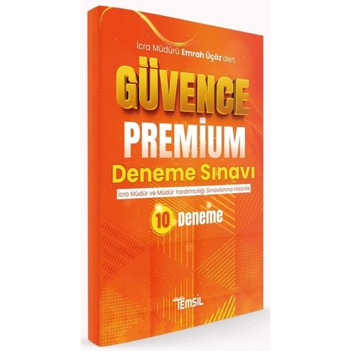 Temsil G�VENCE �cra M�d�r ve Yard�mc�l��� S�nav� Premium 10 Deneme ��z�ml� - Emrah ���z Temsil Yay�nlar�