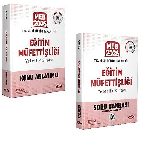 Data Yay�nlar� 2026 MEB E�itim M�fetti�li�i Yeterlik Yeterlilik S�nav� Haz�rl�k Seti Konu ve Soru