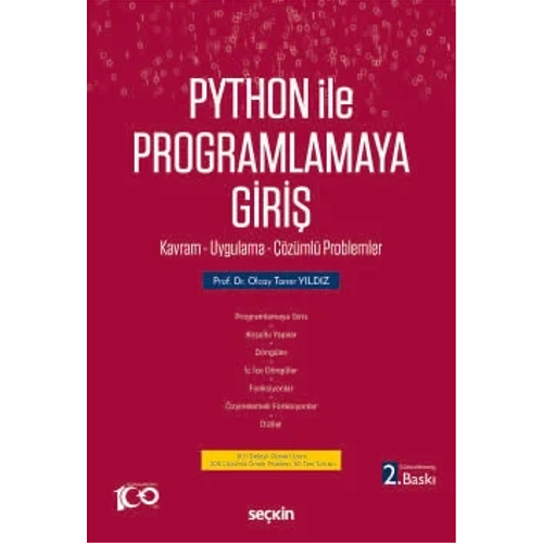 Se�kin Yay�nc�l�k Python �le Programlamaya Giri� (Olcay Taner Y�ld�z)