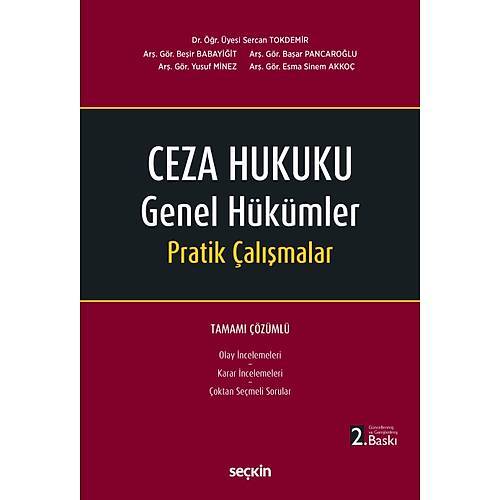 Se�kin Yay�nevi Ceza Hukuku Genel H�k�mler Pratik �al��malar� (Sercan Tokdemir)