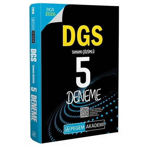 Pegem 2026 DGS 5 Deneme ��z�ml� Pegem Akademi Yay�nlar�