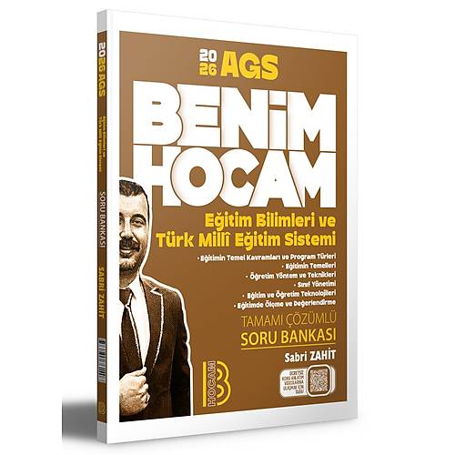 2026 E�itim Bilimleri ve T�rk Milli E�itim Sistemi Tamam� ��z�ml� Soru Bankas� SABR� HOCA Benim Hocam Yay�nlar�