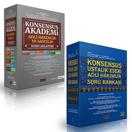 Sava� 2025 KONSENSUS Adli Hakimlik Ustal�k Eseri Konu+Soru Bankas� Mod�ler Set - Ahmet Nohut�u Sava� Yay�nlar�