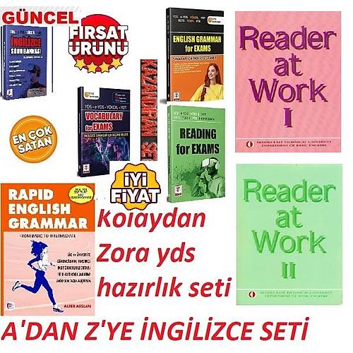 Tercih Yaynclk ngilizce YDS Kolaydan Zora-Komple ngilizce Eitim Seti 7 Kitap ) Yasin Aslan