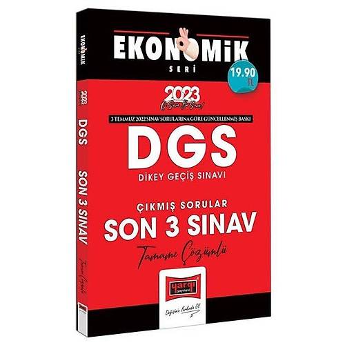 Yarg Yaynlar 2023 DGS Ekonomik Seri Tamam zml Son 3 Yl km Snav Sorular