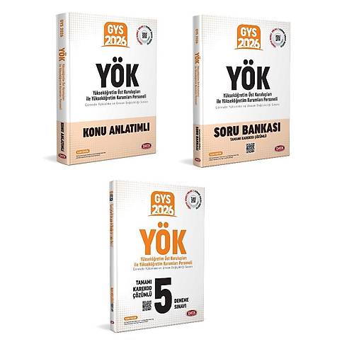 Data 2026 GYS Y�K Haz�rl�k 3'li Set (Konu + Soru+Deneme