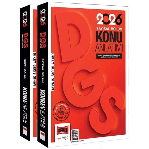 Yarg� 2026 DGS Say�sal-S�zel Yetenek Konu Anlat�m� Mod�ler Set 2 Cilt Yarg� Yay�nlar�