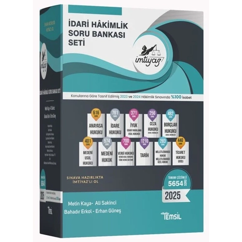 Temsil 2025 �MT�YAZ �dari Hakimlik Soru Bankas� Seti