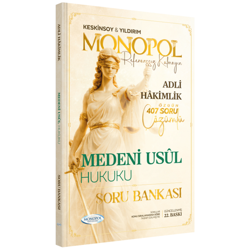 Monopol Yay�nlar� 2026 Adli Hakimlik Medeni Usul Hukuku Soru Bankas� ��z�ml� �mer Keskinsoy