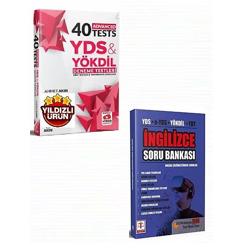 YDS ve YKDL 40 Test Advanced Deneme-Ahmet Akn-YDS YKDL ngilizce Soru Bankas-Yasin Aslan
